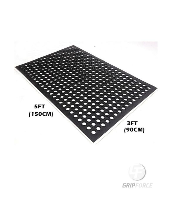 Anti-slip fatigue rubber mats