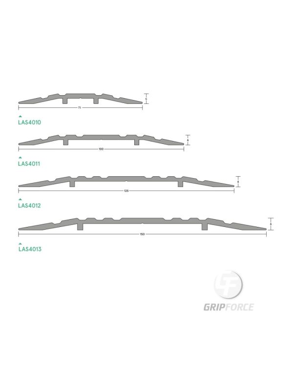 Silver metal floor transition strip