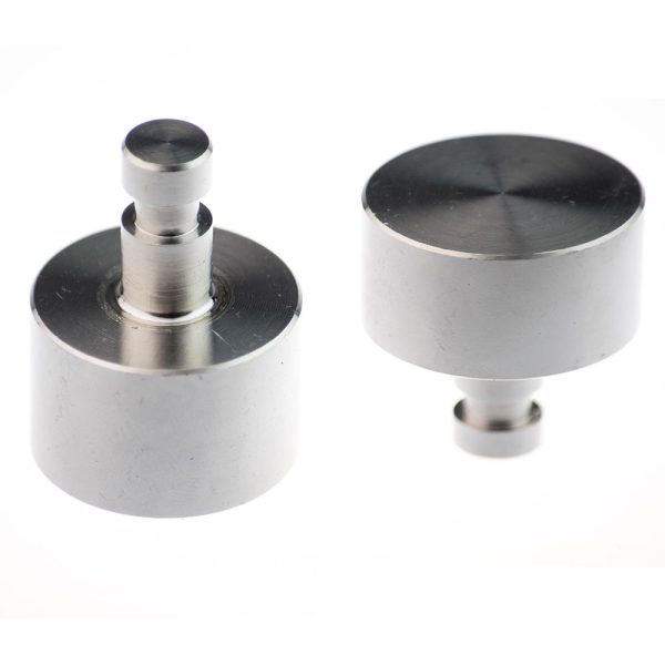 Skateboard deterrent, silver round