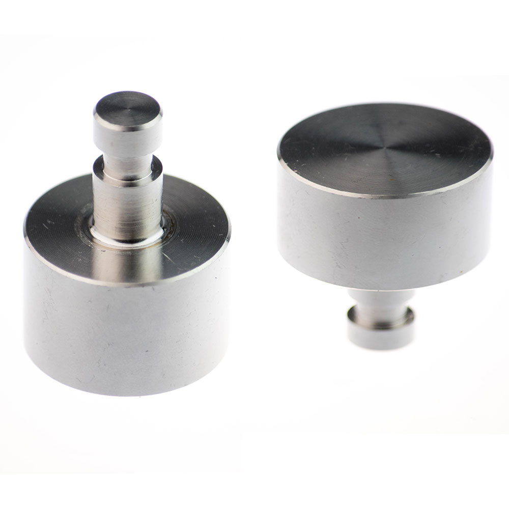 Skateboard deterrent, silver round