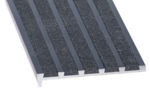 Stair Nosing Black (10mm x 75mm)