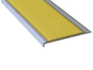 Aluminium Stair Nosing Yellow (10mm x 71mm)