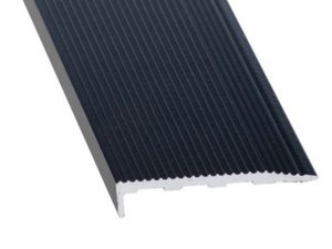 Stair Nosing Black Aluminium (10mm x 50mm)