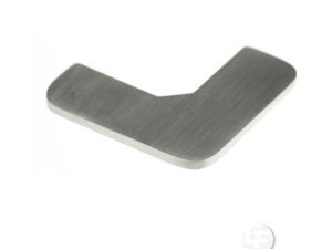 Blade skateboard deterrent in silver.