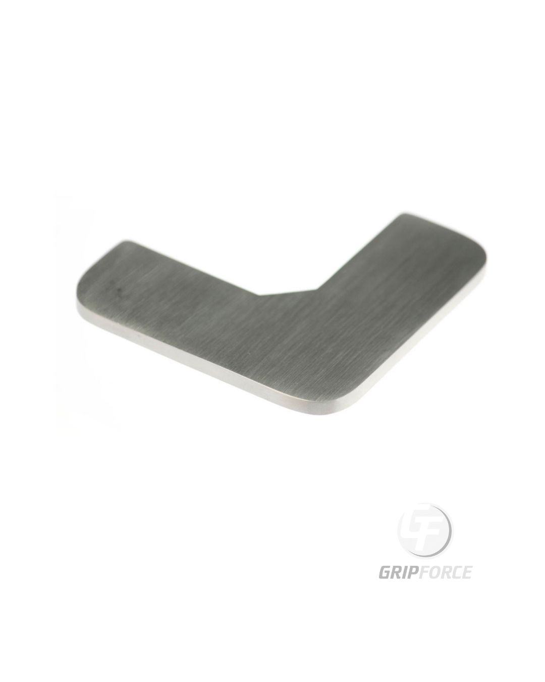 Blade skateboard deterrent in silver.